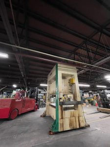 Pedowitz Machinery Movers Rigging NYC Trucking Used Press Oversize Irregular Shaped Load Westfield Massachusetts 2