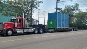 Pedowitz Machinery Movers NJ Trucking & Rigging Out of Guage Oversize Load Transportation from Newark Port of New York